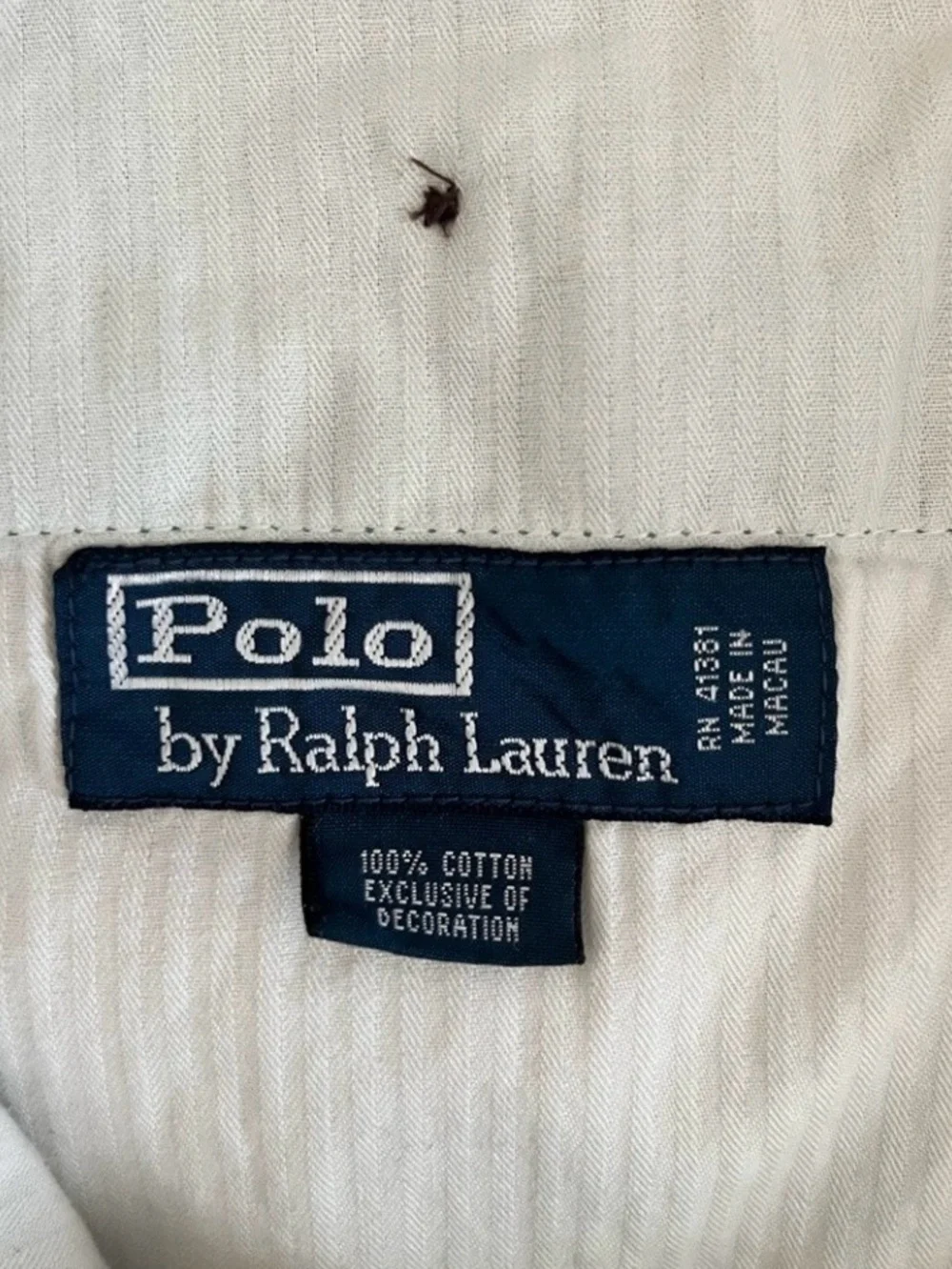VTG 90s Polo Ralph Lauren Green Martini Shaker Embroidered Chino Pants 34x32 - Picture 6 of 14